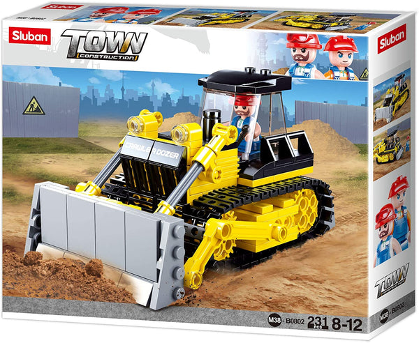 Bulldozer Construction Vehicle  - 231 Pieces - M38-B0802