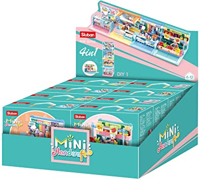 Sluban- Mini Handcraft-4 Assorted, 2 per Item, 8 pcs in Total, M38 Sluban- Mini Handcraft-4 Assorted, 2 per Item, 8 pcs in Total, M38