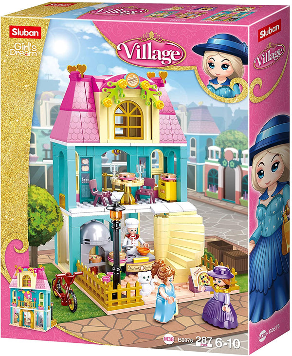 Victorian Girls Village - Pizzeria Restaurant - M38-B0875 - 287 Pcs