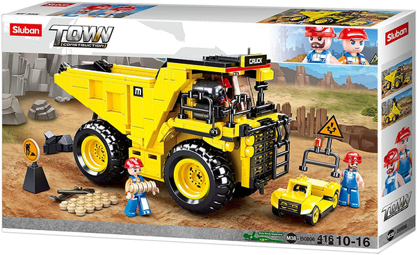 Sluban Big Mine Wagon - Construction Vehicle  - 416 Pieces - M38-B0806