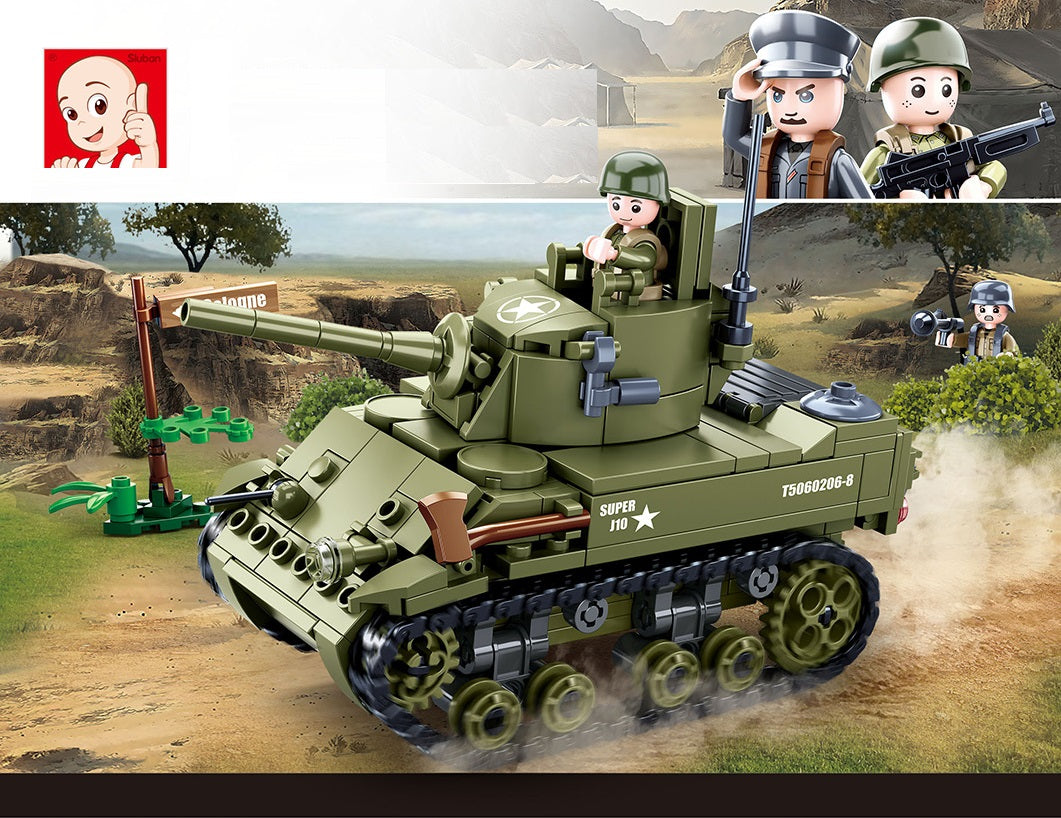Nice Army Sluban - Carro Serbatoio Leggero WWII-m5 - Mago Biribago Giocattoli Nice Army Sluban - Carro Serbatoio Leggero WWII-m5 - Mago Biribago Giocattoli