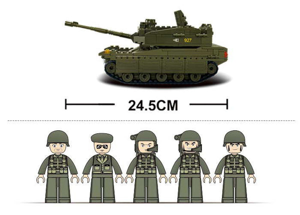 Merkava Modern Battle Tank M38-B0305 - 344 Pieces