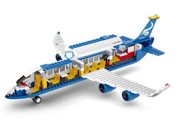 Sluban Aviation – Avion De Ligne M38-B0366 – Jeu De Construction, Compatible Sluban Aviation – Avion De Ligne M38-B0366 – Jeu De Construction, Compatible