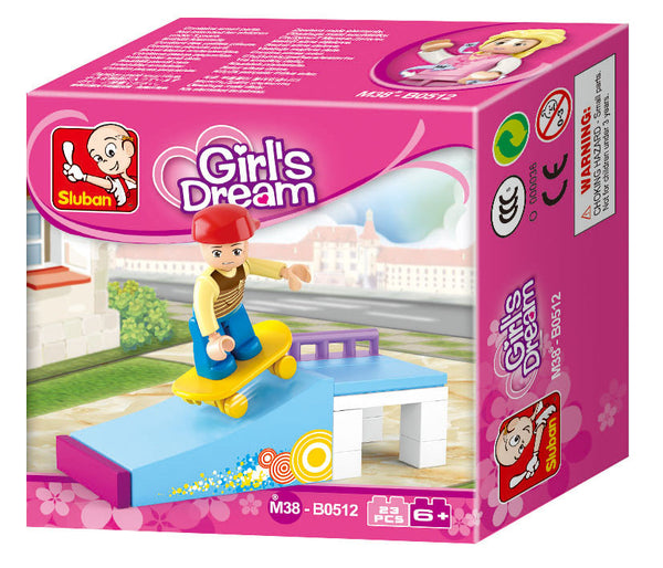 Girl's Dream Skate Boy Small Set M38-B0512