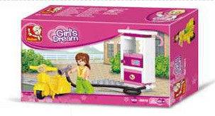 Girl's Dream Gas Station (Small Set) M38-B0518