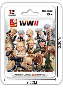 WWII mini figure - 1 blister pack-M38-B0580