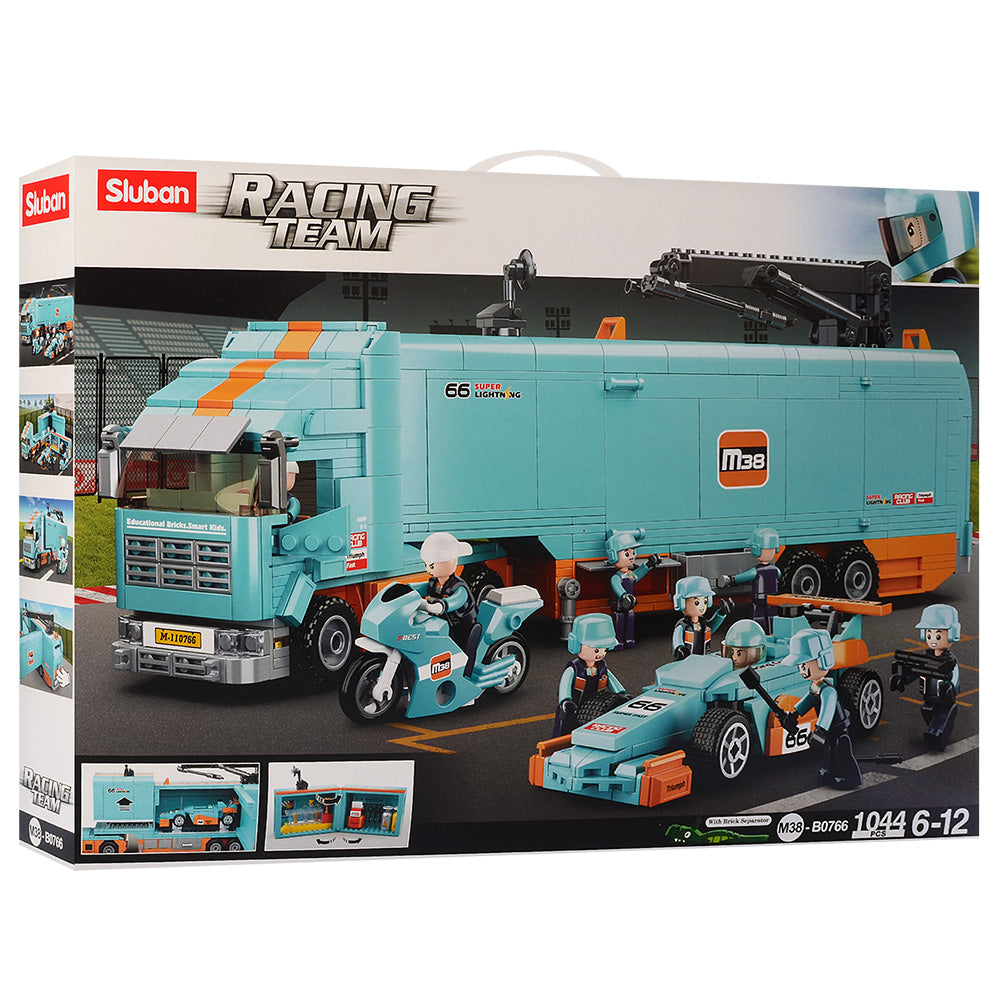 Mobile Racing Team Truck and Team -1044 Pieces M38-B0766