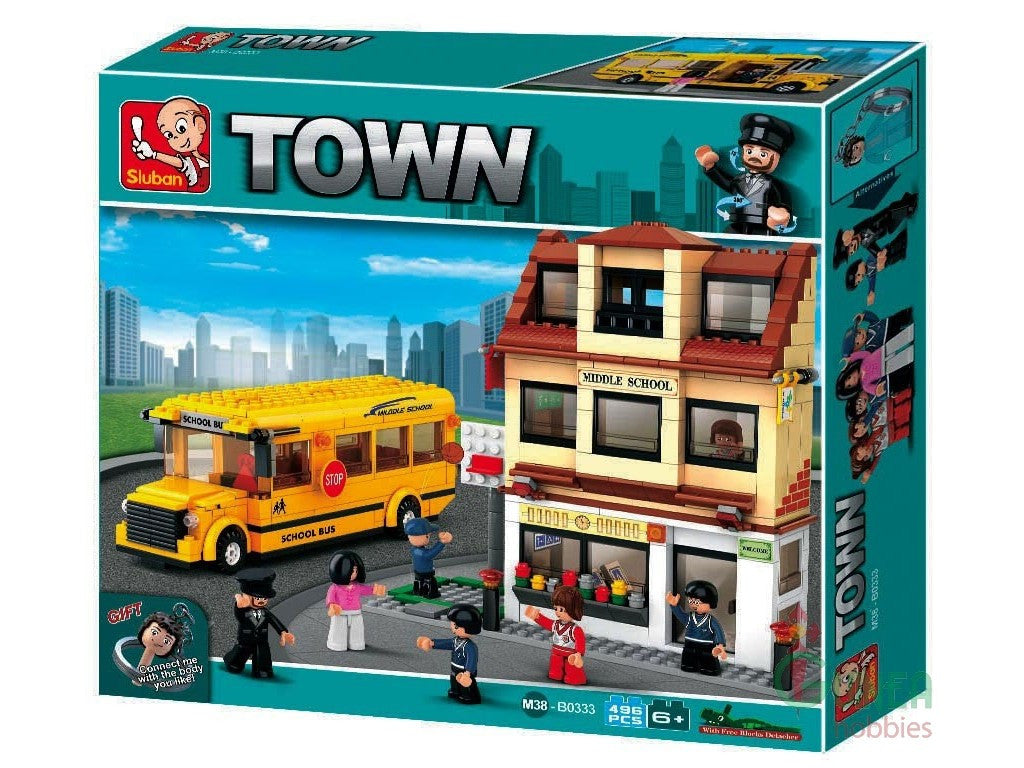 School Bus and School House